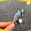 Bộ 5 mũi đá mài TOLSEN 77110, Chất liệu đá Aluminum Oxide có khả năng chống biến dạng.
