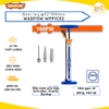 Bơm hơi dùng tay φ32*390mm, 160PSI WPP1C02 - Hàng chính hãng.
