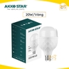 Bóng đèn led bulb tròn AKKO STAR 15W/20W/30W/40W/50W tiết kiệm điện năng 80% - Hàng chính hãng.