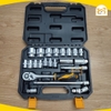 Bộ đầu tuýp 1/2, bộ đồ nghề sửa xe 22 chi tiết Tolsen 15139 - Hàng chính hãng