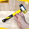 Búa cao su 2 đầu TOLSEN 35mm 25042 chịu lực tốt, khả năng chống biến dạng, mài mòn khi tác động mạnh