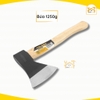 Búa rìu cán gỗ 600g, 800g, 1000g, 1250g - TOLSEN (25253, 25254, 25255, 25256) thép Carbon, bổ củi, chặt cây