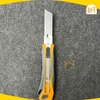 Dao rọc giấy thay lưỡi tự động, loại lớn 25x125x0.7mm công nghiệp thép SK5 Tolsen 30016, 30017