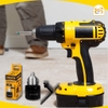 Đầu khoan không răng 13mm Key Chuck INGCO KC1302W, đầu máy khoan khả năng khoan 1.5-13mm, không răng cưa b16, kèm 1 khóa