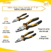 Kìm răng, kềm điện công nghiệp mũi bằng 6inch,7inch,8inch/160mm,180mm,200mm Tolsen 10015, 10016, 10017 - Hàng chính hãng