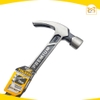 Búa sừng dê TOLSEN 25171 nguyên khối 16oz/ 454g, thép Carbon, búa nhổ đinh cán nhựa chống trơn trượt