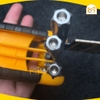 Bộ lục giác xếp gọn 8 cây đầu hoa thị , đầu sao, đầu bông thép Cr-V  Tolsen 20069 - Hàng chính hãng.
