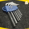 Bộ 7 chìa lục giác Wadfow WHK1671 kích thước 1.5mm - 6mm tay vặn ngắn thép carbon mạ chrome xử lý nhiệt - Hàng chính hãn