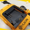 Đế sạc pin 21V Hukan HK-FSC025APro chân pin phổ thông, dòng sạc nhanh 2.5A, có đèn báo đầy, sạc nhanh hơn 35%