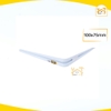 Giá đỡ kệ chữ L , Ê ke trắng Tolsen nhiều kích cỡ  (51011-51017) - Hàng chính hãng.