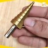 Mũi khoan bậc Titanium HSS 4-12x2mm, 4-20x2mm, 4-32x2mm Tolsen 75871/75872/75873 - Hàng chính hãng.