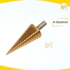 Mũi khoan bậc Titanium HSS 4-12x2mm, 4-20x2mm, 4-32x2mm Tolsen 75871/75872/75873 - Hàng chính hãng.