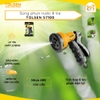 Vòi phun nước 8 tia TOLSEN 57100, nhựa ABS cao cấp, xịt rửa xe, tưới cây, làm vườn – Tiêu chuẩn EU - Hàng chính hãng.