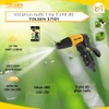 Vòi phun nước 1 tia TOLSEN 3 chế độ phun, nhựa ABS cao cấp, vòi xịt rửa xe, tưới cây, làm vườn 57101 - Hàng chính hãng.