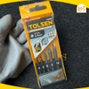 Bộ 5 mũi khoan kính kích thước 4,5,6,8,10mm Tolsen 75688 , chất liệu thép Carbon #45- Hàng chính hãng.