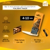 Bộ 5 mũi khoan gỗ 4,5,6,8,10mm TOLSEN 75625, chât liệu Thép Carbon đánh bóng đen - Hàng chính hãng.