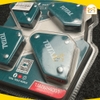 Bộ ke góc hàn nam châm 3 góc Total TAMWH4001 4 nam châm mini 45 độ, 90 độ, 135 độ