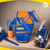 Túi đựng dụng cụ đeo lưng 250x150mm, tải trọng tối đa 8 kg (không kèm đai đeo) WADFOW WTG2105 giỏ công cụ đeo hông