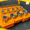Bộ 14 tuyp ngôi sao INGCO HKTETS0114 sửa chữa, lắp đặt, vặn siết hoặc mở bu lông, đai ốc, chất liệu thép Cr-V xử lý nhiệ