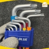 Bộ 9 lục giác KingBlue KL9-09 (đầu hoa thị) - Thép S2 cao cấp có độ bền cao - Hàng chính hãng.