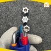Bộ 9 lục giác KingBlue KL9-09 (đầu hoa thị) - Thép S2 cao cấp có độ bền cao - Hàng chính hãng.