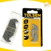 Hộp 5 lưỡi rọc cáp mỏ cong, lưỡi rọc giấy trái ấu 50x19mm Tolsen 30013, Thép SK5 bền bỉ, sắc bén - Hàng chính hã
