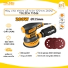 Máy chà nhám đánh bóng tròn 280W, TOLSEN 79566  đế nhám phi125mm, chịu lực tốt - Hàng chính hãng.
