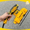Máy chà nhám cầm tay 220W TOLSEN 79564, tần số quỹ đạo 13.000rpm, chà nhám vách thạch cao, trần nhà - Hàng chính hãng.