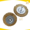 Bánh cước thép dây mài tuần hoàn có chân 50,75,100mm, Trục 6,35mm 1/4 inch- Tolsen 775420,77542,77543
