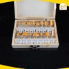Bộ 15 mũi đánh phay gỗ Router 8mm Tolsen 75681 - Hàng chính hãng