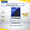 Bộ Mũi Khoan Thép KingBlue KBY1-B10 Thép HSS Kích Thước Từ 1mm Đến 10mm (Hộp 10 Cái)