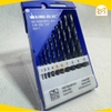 Bộ Mũi Khoan Thép KingBlue KBY1-B10 Thép HSS Kích Thước Từ 1mm Đến 10mm (Hộp 10 Cái)