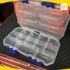 Bộ tủ gồm 2 hộp nhựa chia 13 ngăn và 4 hộp nhựa chia 6 ngăn đựng linh kiện 380x182x32mm WADFOW WTB8346