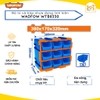 Bộ tủ 9 khay nhựa đựng linh kiện (dạng hở) 380x170x320mm  Wadfow WTB8330