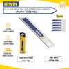 Vỉ 5 lưỡi rọc giấy cao cấp 18mm bi-metal Irwin 10507102 - Hàng chính hãng.