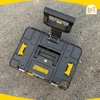 Thùng đựng đồ nghề DEWALT TSTAK DWST83347-1 Nhựa ABS cao cấp chống nước có xe kéo - Hàng chính hãng.