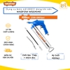 Dụng cụ bơm mỡ 400CC dùng khí WADFOW WGG4540 Mức áp suất 2500-6000psi