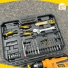 Bộ Dụng Cụ Gia Đình 94 Chi Tiết kèm Máy Khoan Điện Đầu Kẹp 13 ly 710W Tolsen 79685 - Hàng chính hãng.