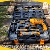 Bộ Dụng Cụ Gia Đình 94 Chi Tiết kèm Máy Khoan Điện Đầu Kẹp 13 ly 710W Tolsen 79685 - Hàng chính hãng.