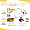 Giá đỡ kẹp board mạch Tolsen 38090 có kính lúp, phụ kiện sửa chữa linh kiện, làm đồ trang sức, mô hình - Hàng chính hãng