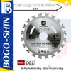 Lưỡi cưa gỗ 2 chiều 110mm BOGO-SHIN , lưỡi cắt gỗ liên hoàn 2 chiều cao cấp hợp kim Niken.