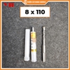 Mũi khoan tường bê tông 4 cạnh YTL chuôi sds dài 110mm, 160mm - Hàng chính hãng