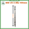 Mũi vít chống trượt Tolga thép S2, mũi vít 1 đầu, mũi vít 2 đầu - Hàng chính hãng