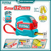 Thước kéo thép nền vàng bản to 5m x 32mm, 8m x 32mm Total