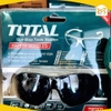 Kính bảo hộ Total TSP307 màu đen bảo vệ mắt chất liệu PC - Hàng chính hãng.