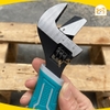 Cờ lê điều chỉnh 2IN1 TOTAL THT1016S size 156mm có thể thay đổi mỏ lết và mỏ lết răng, thép CR-V