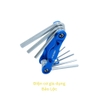 Bộ lục giác gập King Blue KL-008 Thép Cr-V cao cấp chống mài mòn
