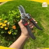 Kéo cắt cành thép SK5 chiều dài 8inch NTP cán bọc cao su nhám chống trơn trượt V11 - Hàng chính hãng