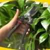 Kéo cắt cành thép SK5 chiều dài 8inch NTP cán bọc cao su nhám chống trơn trượt V11 - Hàng chính hãng