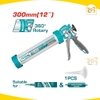 Dụng cụ bơm  silicon thân nhôm, chiều dài 9inch 230mm/12inch 300mm TOTAL THT20109/THT20112 - Hàng chính hãng.